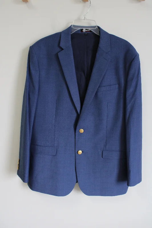 Express Performance Slim Blue Blazer | 44R Women's Premium Blazer