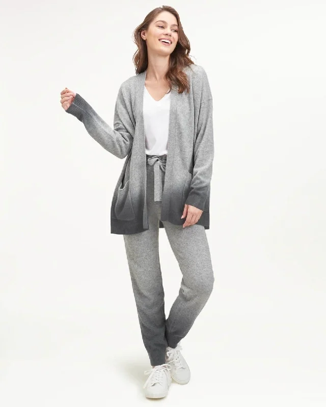 Divine Cashmere Cardigan Polka Dot Checkered Tartan