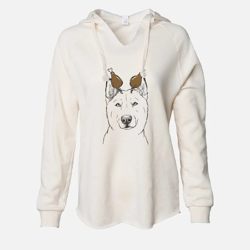 Thanksgiving London the Siberian Husky - Cali Wave Hooded Sweatshirt Hoodie Jacket Zipper Layering Thanksgiving London the Siberian Husky - Cali Wave Hooded Sweatshirt Hoodie Jacket Zipper Layering