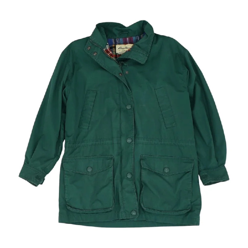 Green Solid Coat Blouse Shirt Tunic