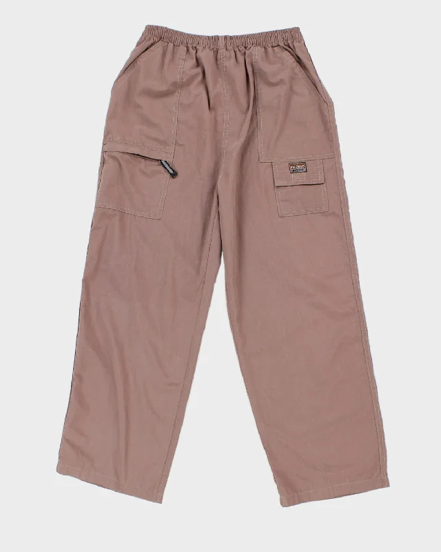 Y2K Brown Cargo Trousers - W30 Trousers Designer Luxury