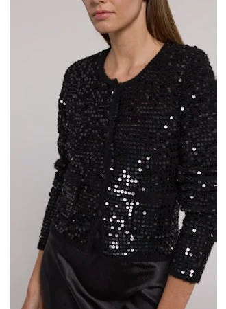 JONAS CARDIGAN Ribbed Striped Patterned