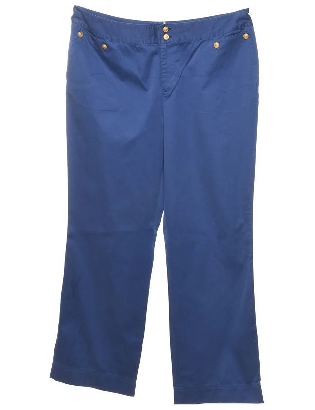 Ralph Lauren Navy Trousers - W39 L32 Trousers sophisticated sleek