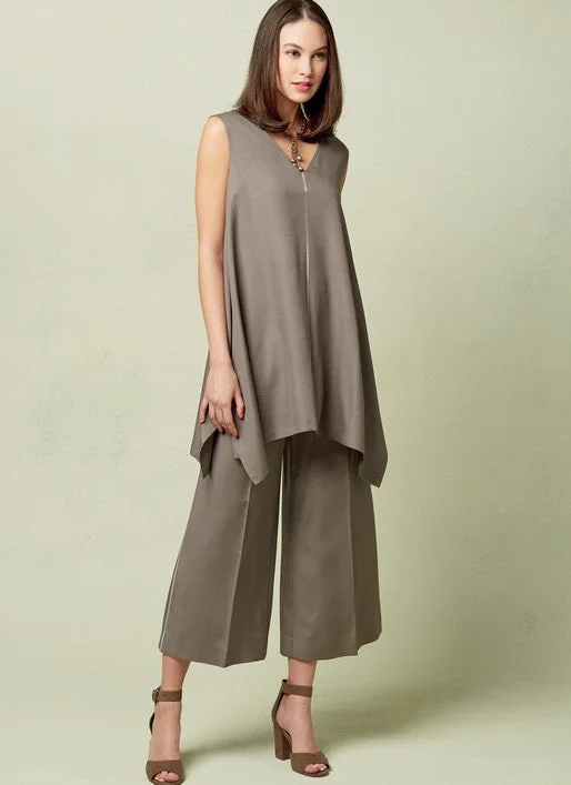 Vogue Tunic and Trousers V1550 Trousers Leisure Comfortable