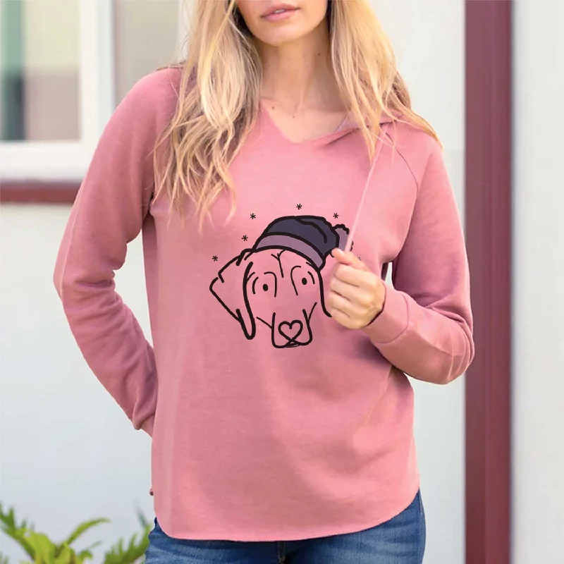 Frosty Beagle - Aly - Cali Wave Hooded Sweatshirt Hoodie with Hem Contrast Bold Stylish Frosty Beagle - Aly - Cali Wave Hooded Sweatshirt Hoodie with Hem Contrast Bold Stylish