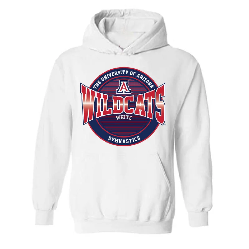 Arizona - NCAA Women's Gymnastics : Teagan White - Classic Fashion Shersey Hooded Sweatshirt Hoodie with Relaxed Fit Easy Casual Arizona - NCAA Women's Gymnastics : Teagan White - Classic Fashion Shersey Hooded Sweatshirt Hoodie with Relaxed Fit Easy Casual