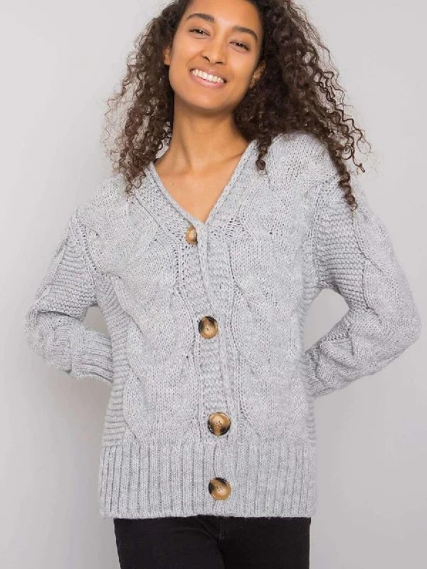 Cardigan Rue Paris Houndstooth Herringbone Solid