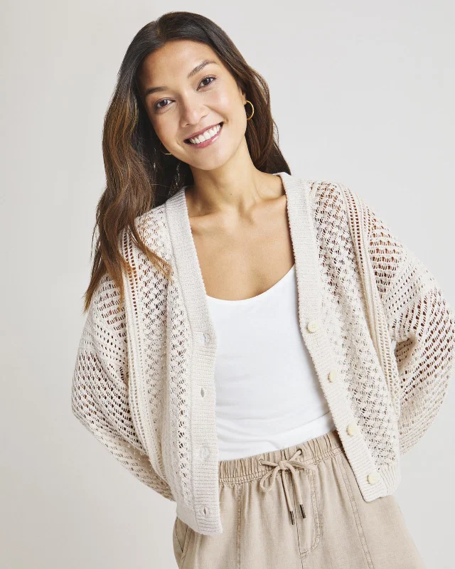 Brenda Cardigan Nylon Fabric Polyester Fabric Spandex Fabric