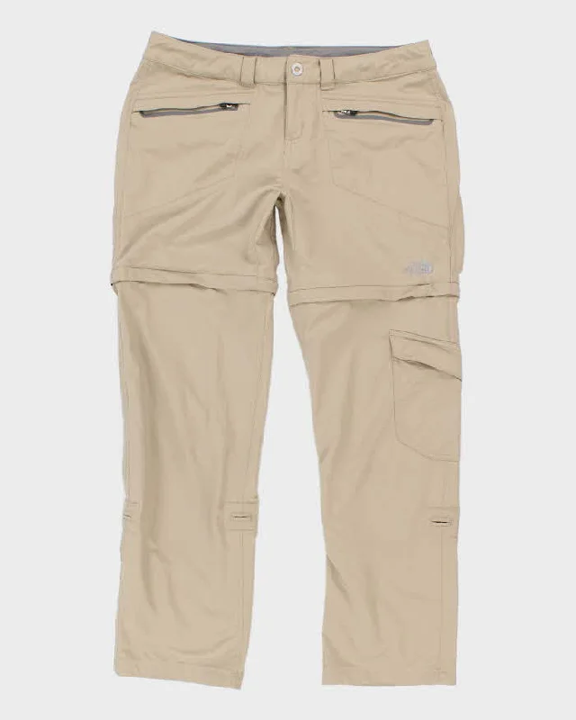 Womans Cream The north Face Hiking Trousers - W34 L28 Trousers Fleece Cozy