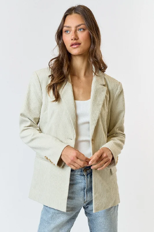 The Keke Corduroy Oversize Blazer Women's Vintage Jacket