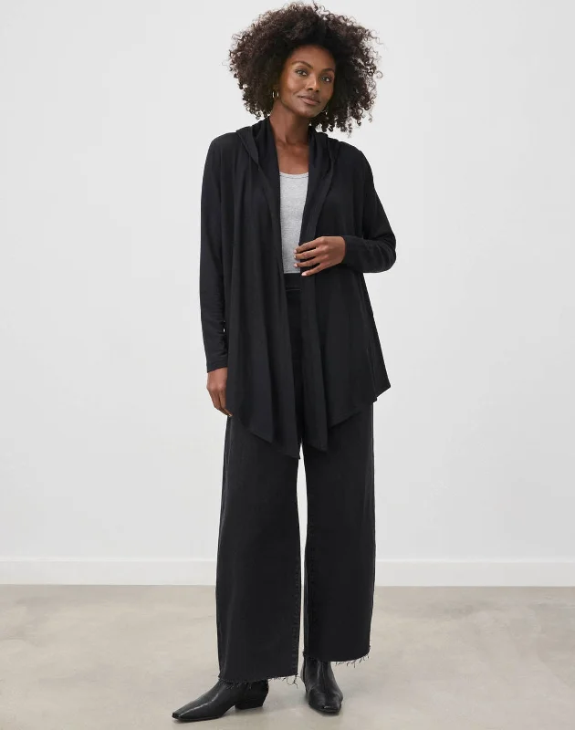 Supersoft Northside Cardigan Satin Blend Silk Blend Wool Blend