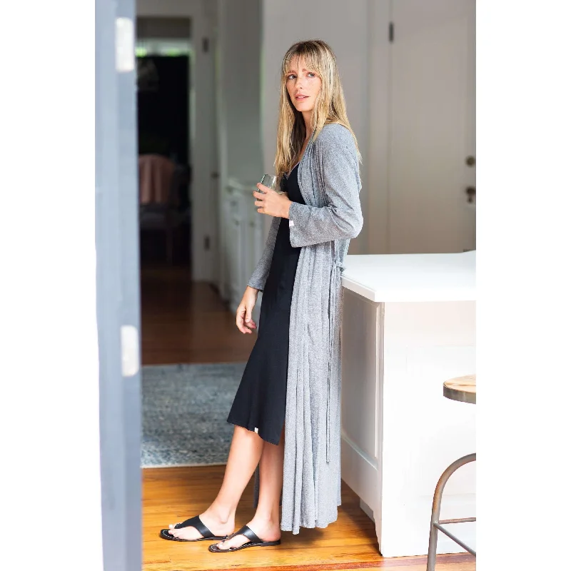 The Cardigan (Heather Grey) Wool Fabric Cashmere Fabric Tweed Fabric