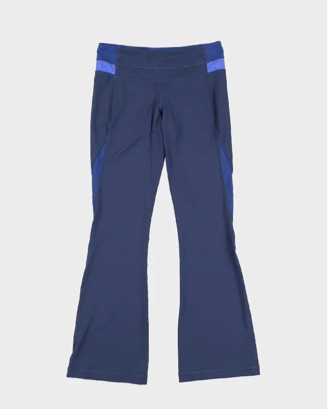 Lululemon Blue Sports Trousers - M Skinny Trousers Denim Stretchy