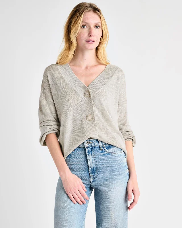 Carmella Cardigan Zippered Front Buttoned Front Snap Front