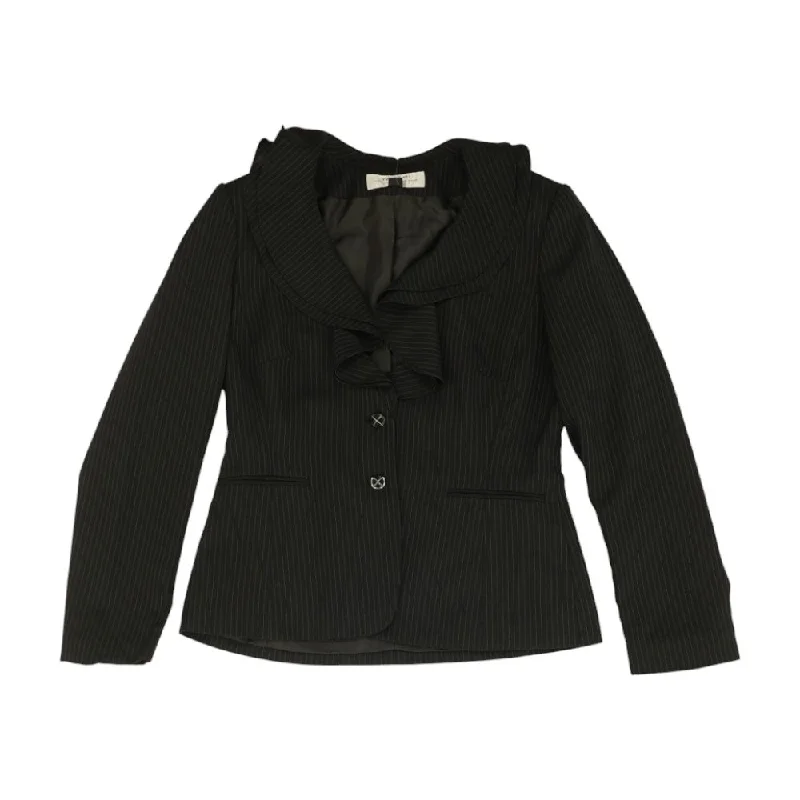Black Striped Blazer Women's Fashion Blazer