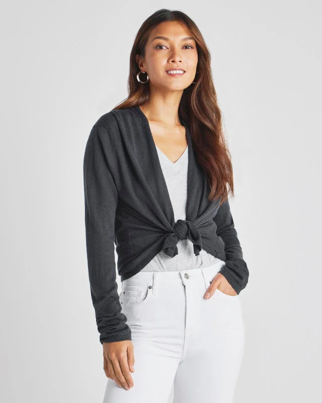Sami Tie Cardigan Thin Thick Dense