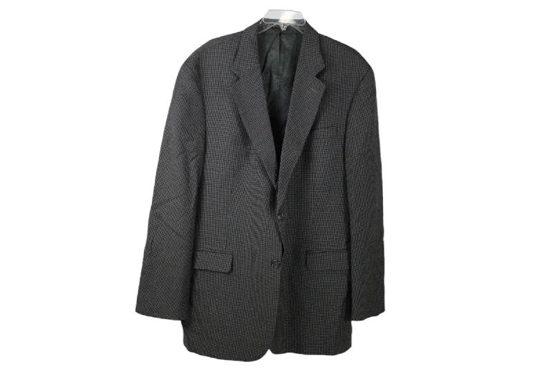 Stafford Houndstooth Blazer | 44L Women's Handmade Blazer