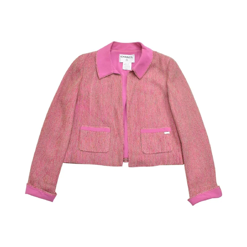 Chanel Blazer - Women's 42 Women's Leather Blazer