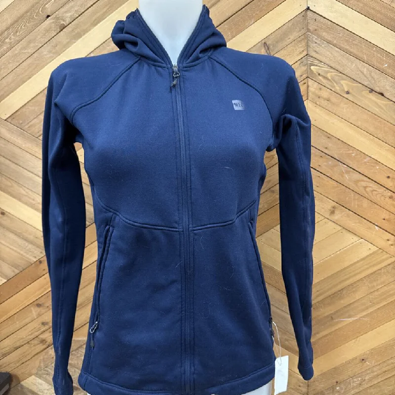 MEC- Women's Zip Up fleece Hoodie- MSRP $100: navy-women-SM Hoodie Dress Longline Feminine MEC- Women's Zip Up fleece Hoodie- MSRP $100: navy-women-SM Hoodie Dress Longline Feminine