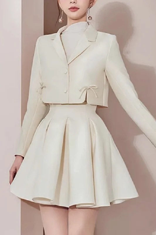 Ginna Blazer & Skirt Set Women's Wedding Blazer