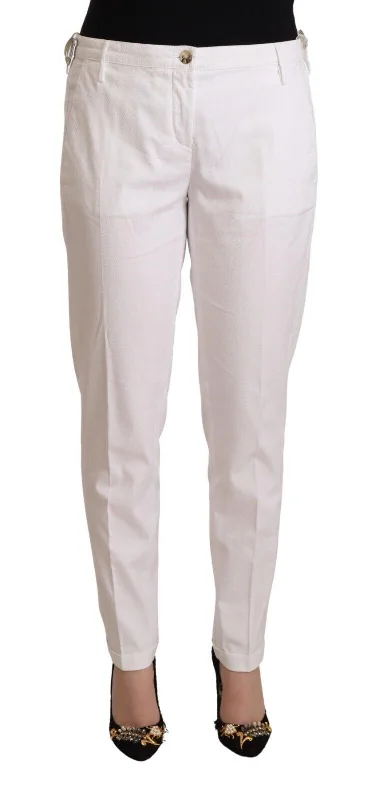 Elegant Mid Waist Tapered Trousers Trousers Exclusive Limited