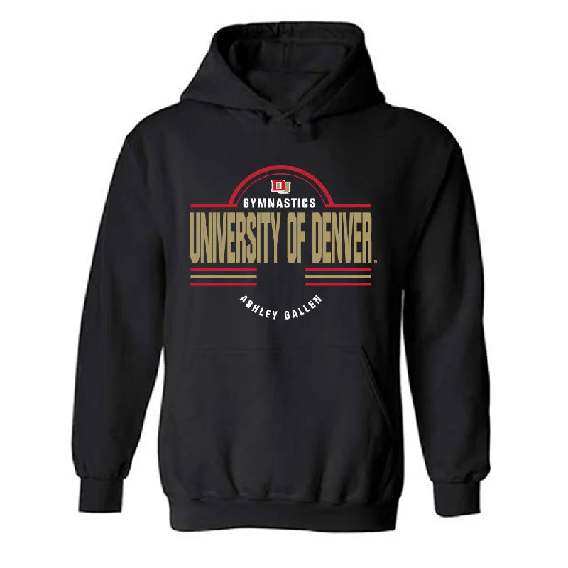 DU - NCAA Women's Gymnastics : Ashley Gallen - Classic Fashion Shersey Hooded Sweatshirt Hooded Sweatshirt Casual Wear Street Style DU - NCAA Women's Gymnastics : Ashley Gallen - Classic Fashion Shersey Hooded Sweatshirt Hooded Sweatshirt Casual Wear Street Style