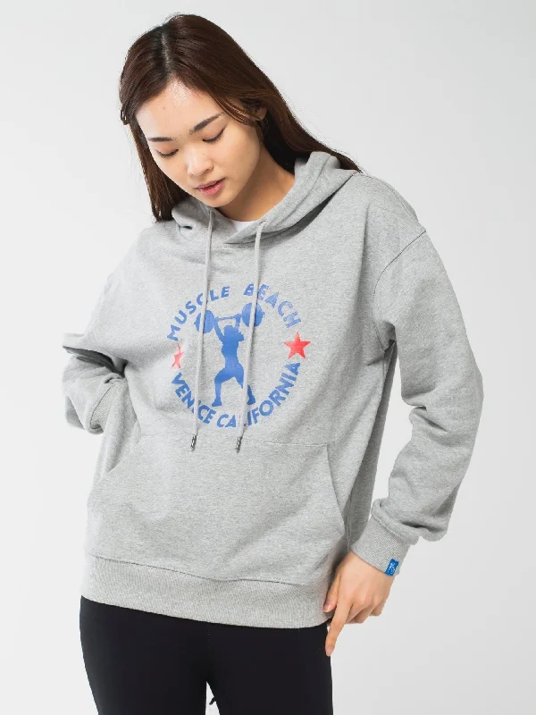 Muscle Beach Hoodie Hoodie with Hood Adjustable Protection