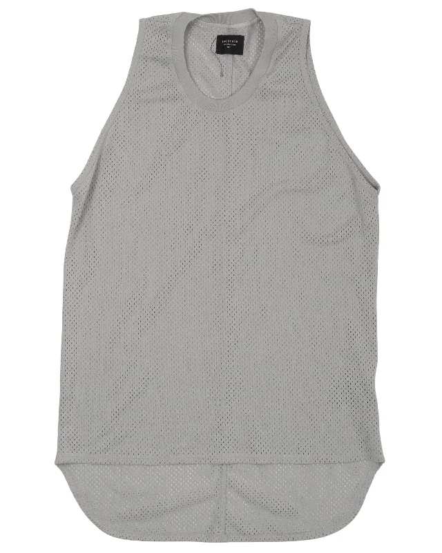 Mesh Tank Top fitted tank top