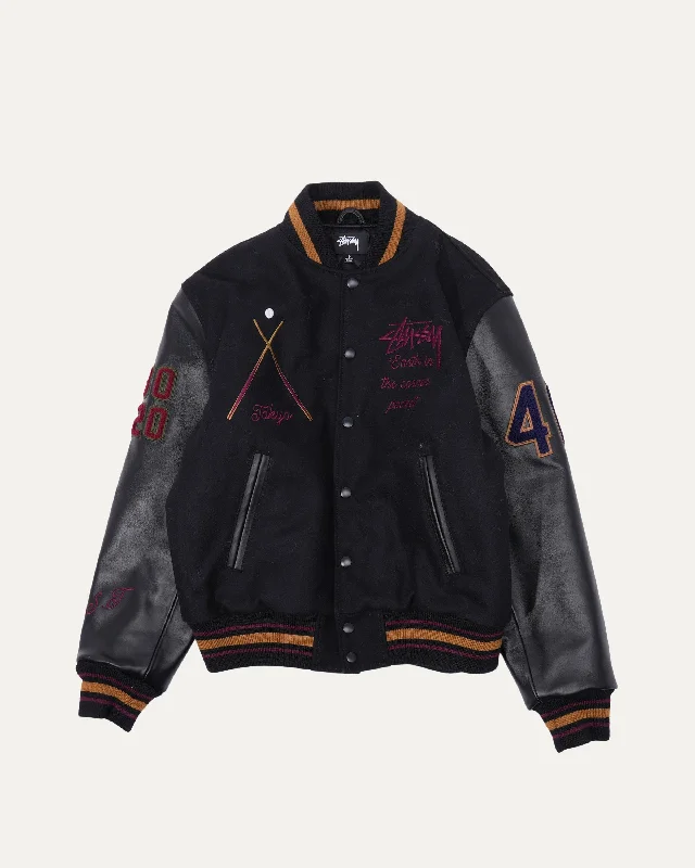 40th Anniversary Varsity Jacket Striped Jacket Polka Dot Jacket Floral Jacket