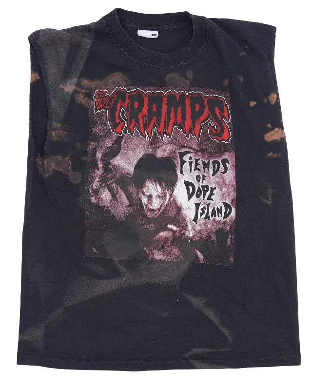 The Cramps Cut-Off Tank Top lace tank top