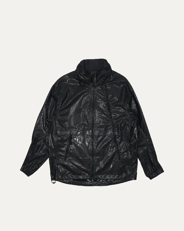 Metallic Run Proof Nylon Jacket Elasticated Jacket Padded Jacket Insulated Jacket