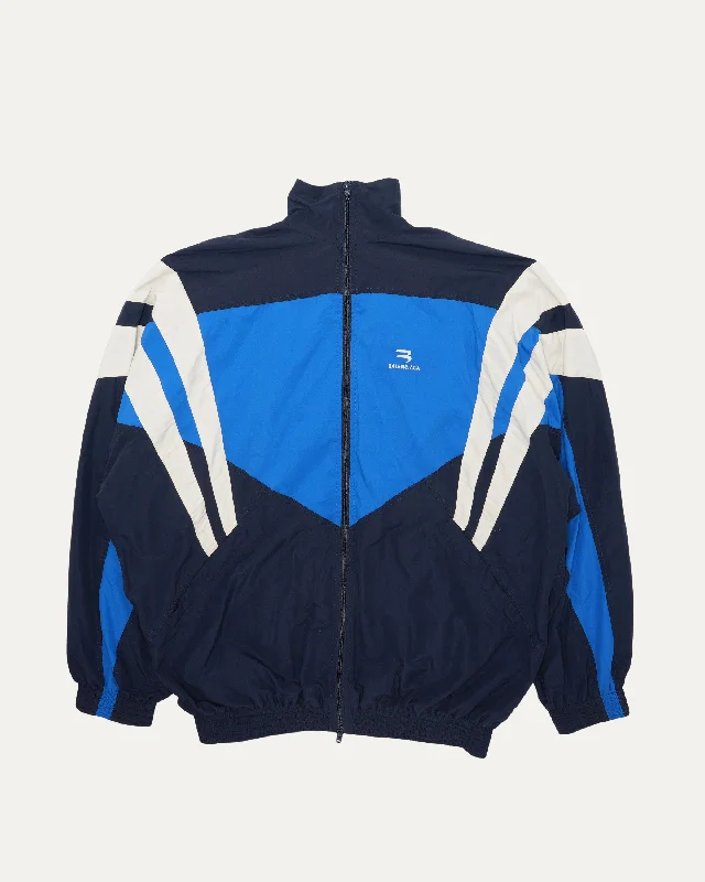One Size Sporty B Track Jacket Boat Neck Shawl Collar Notched Collar