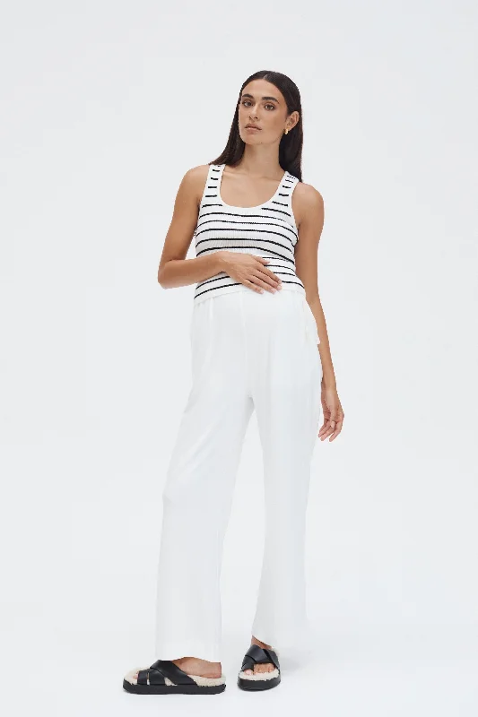 Woodford Crop Tank (Stripe) relaxed fit tank