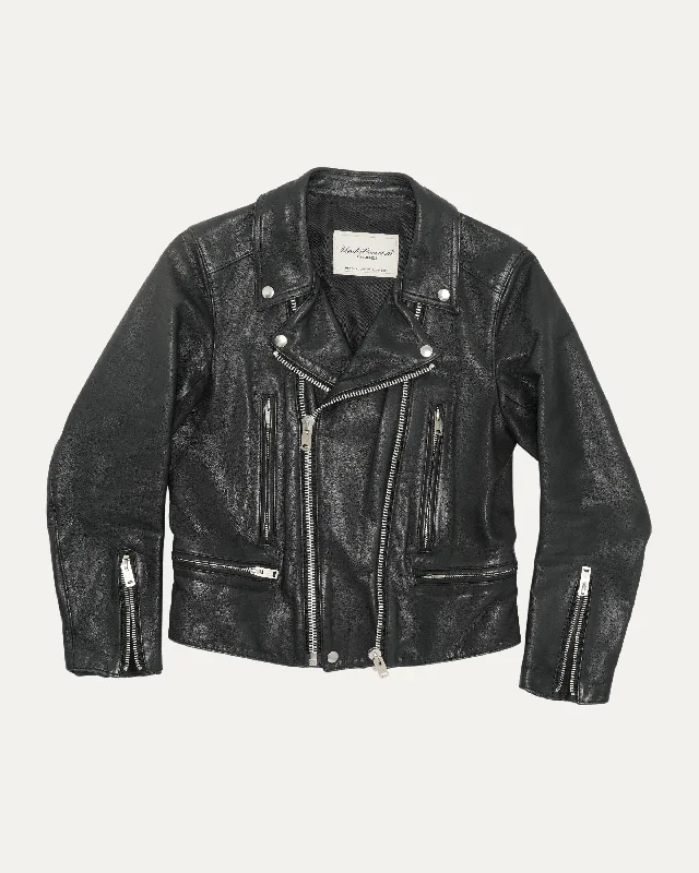 Leather Double Rider Jacket Fleece Jacket Down Jacket Parka