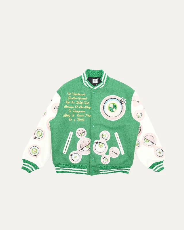 Murakami Varsity Jacket Ribbed Jacket Pleated Jacket Ruffled Jacket