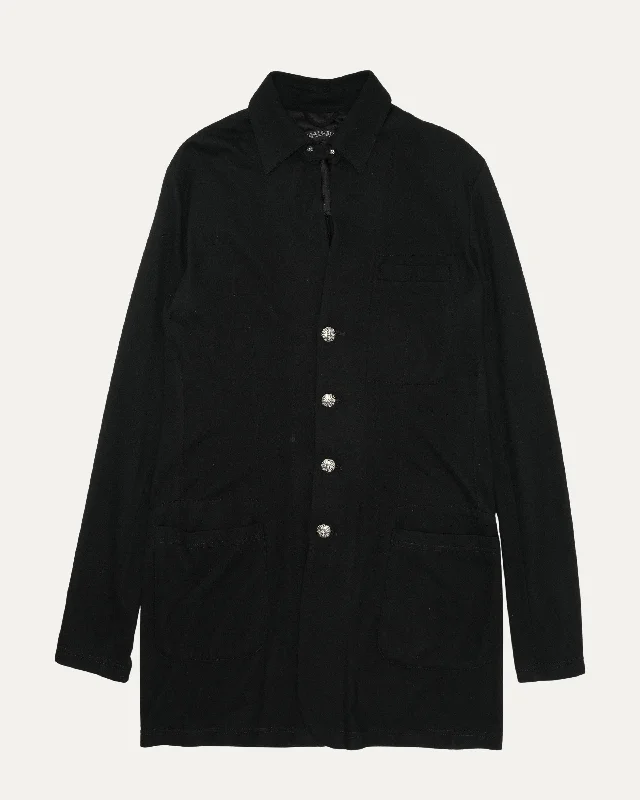 Cashmere Jacket with Removable Collar Cardigan Sweater Pullover