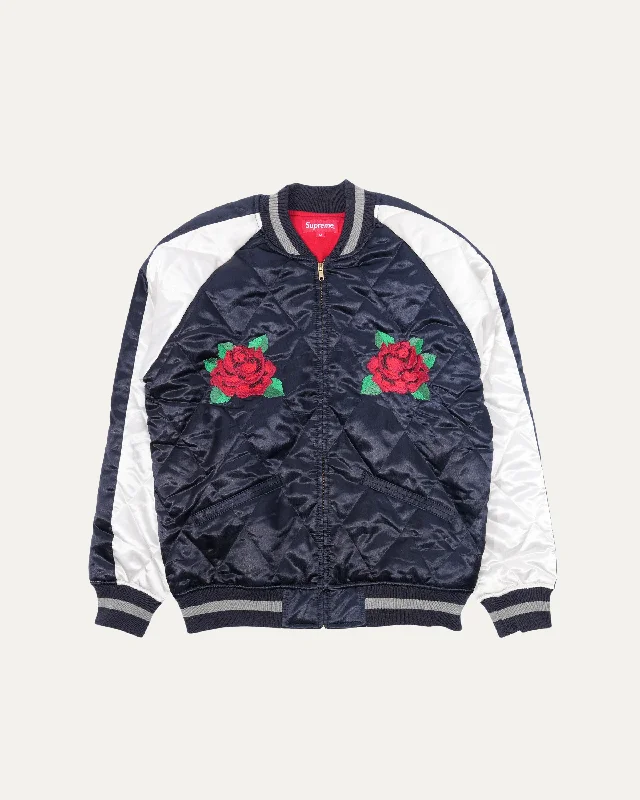 Quilted Varsity Jacket Tiered Jacket Buttoned Jacket Zippered Jacket
