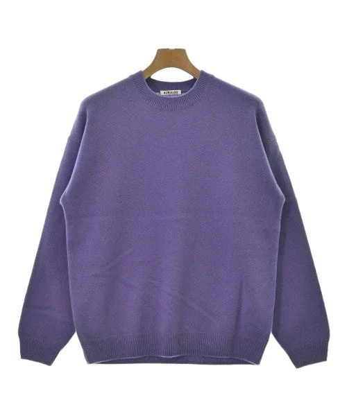 AURALEE Sweaters Silk Blend Satin Velvet