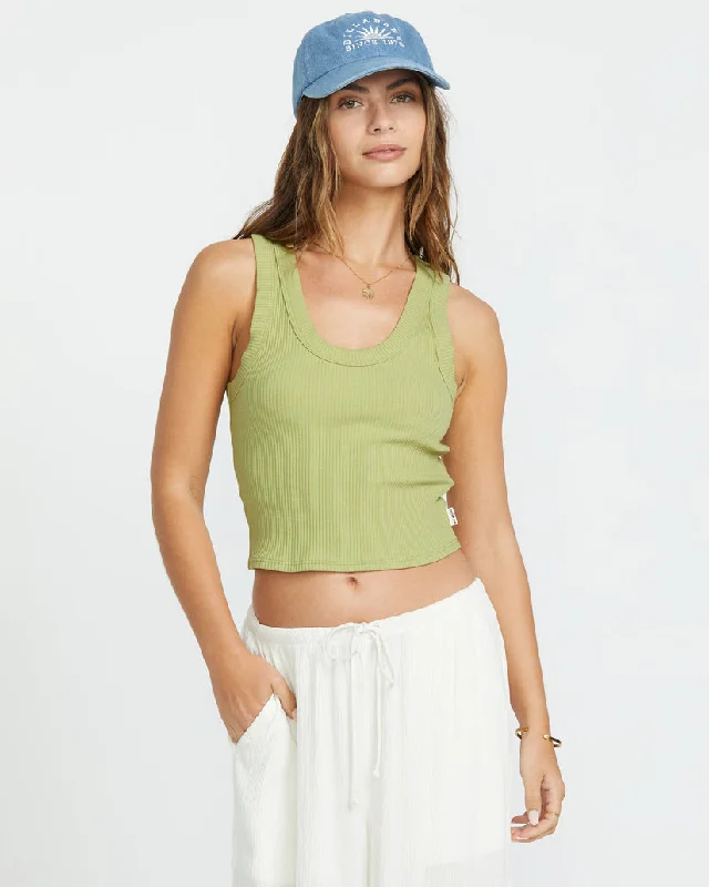 Billabong Rerun Tank - AVOCADO casual tank top