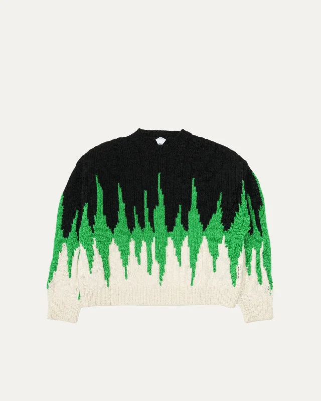 Wool Graphic Sweater Faux Fur Fabric Real Fur Fabric Shearling Fabric