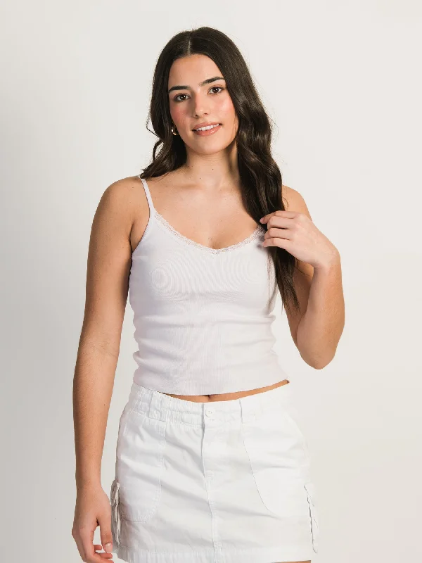HARLOW ISLA TANK TOP - LILAC fitted tank top