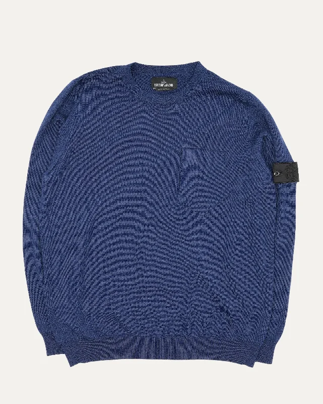 Lightweight Knit Sweater Welt Pockets Slit Pockets Flap Pockets