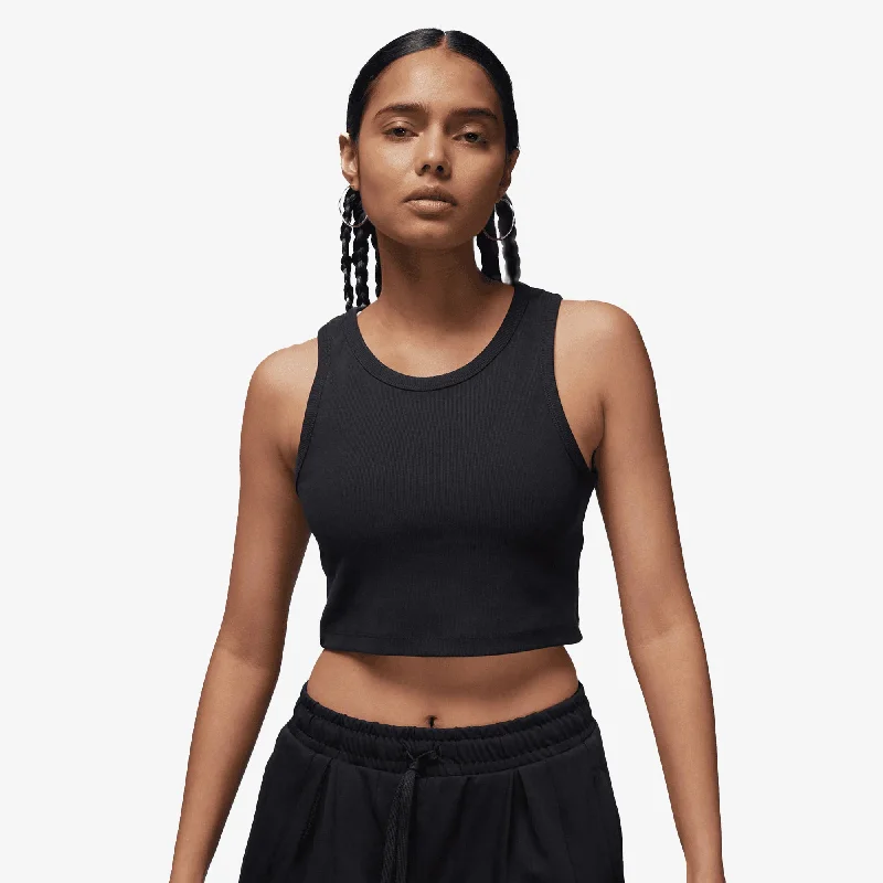 Jordan | WMN'S TANK  { BLACK lemon yellow tank
