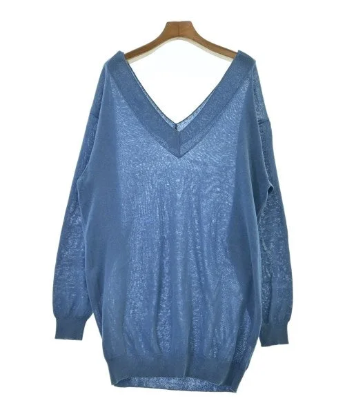 6(ROKU) Sweaters Hooded Sweater Collared Sweater Shawl Collar