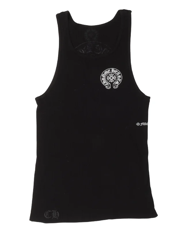 Horseshoe Logo Tank Top boho tank top