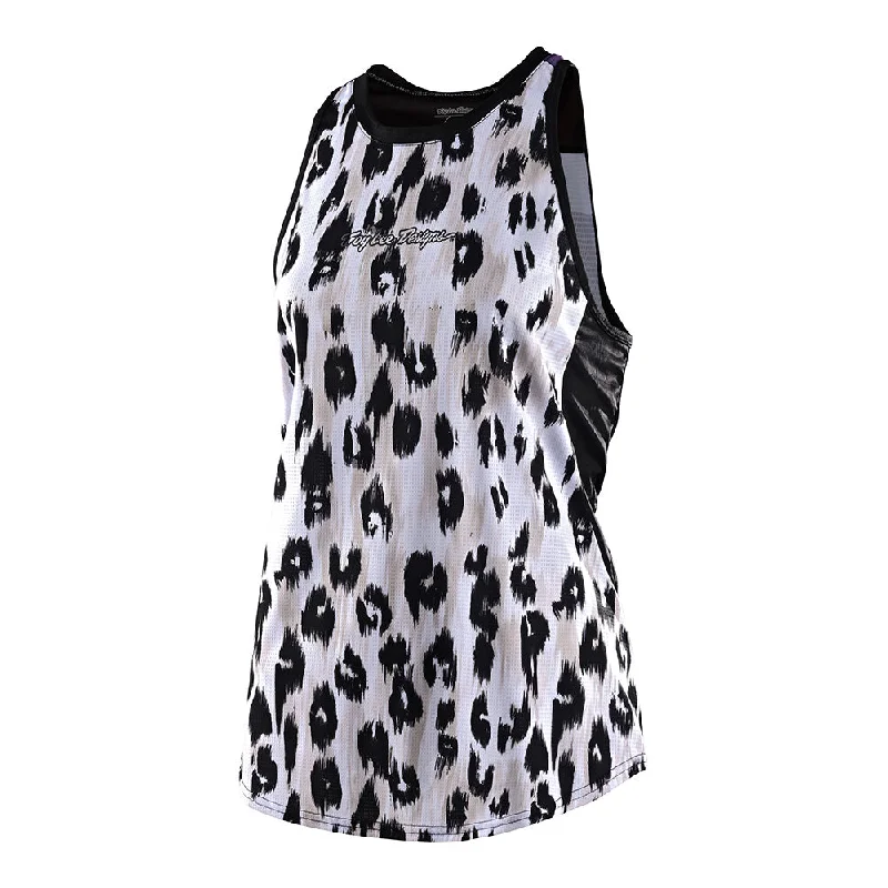 Wmns Luxe Tank Wild Cat White comfortable tank top