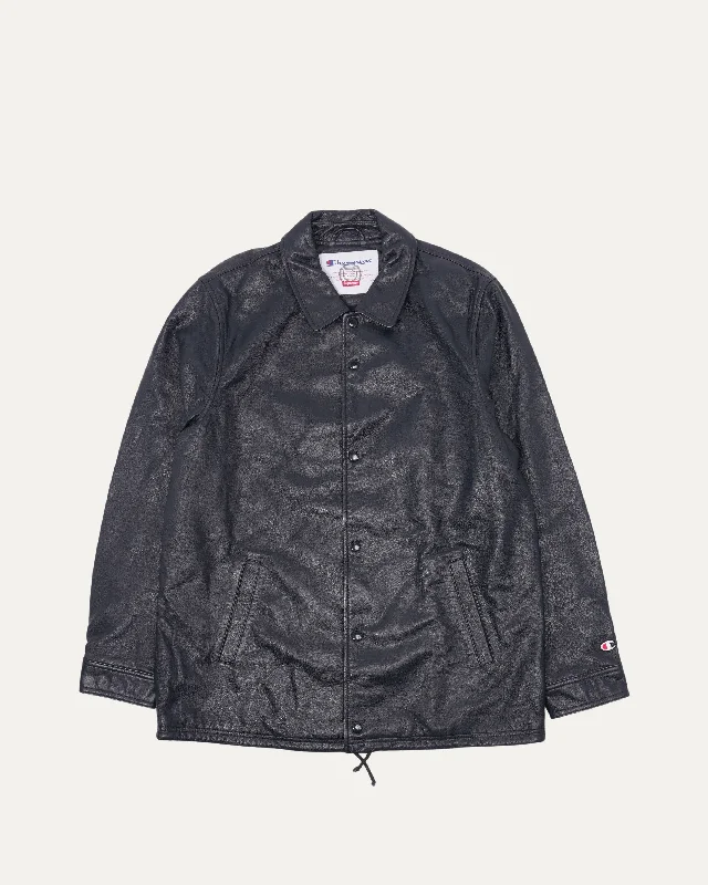 Champion Leather Coaches Jacket Plaid Jacket Tartan Jacket Houndstooth Jacket