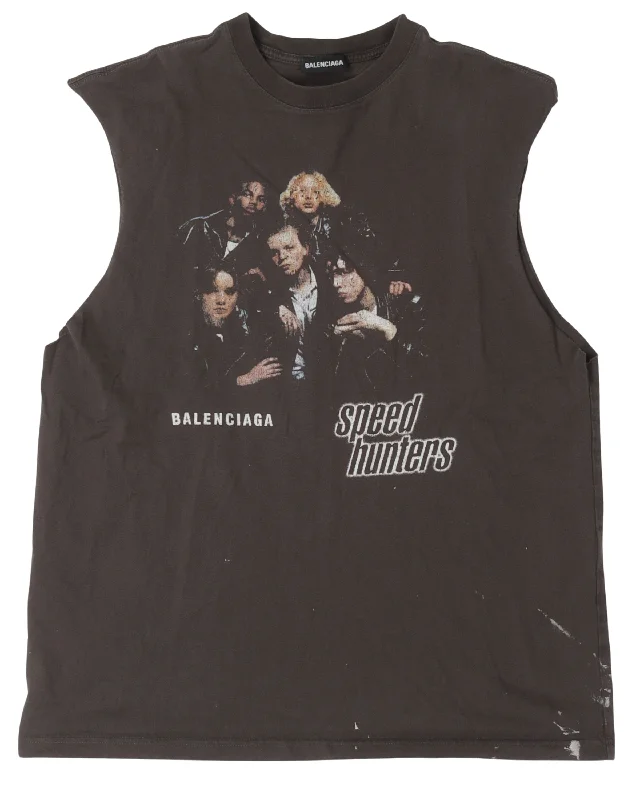 Speed Hunters Cut-Off Tank Top striped tank top