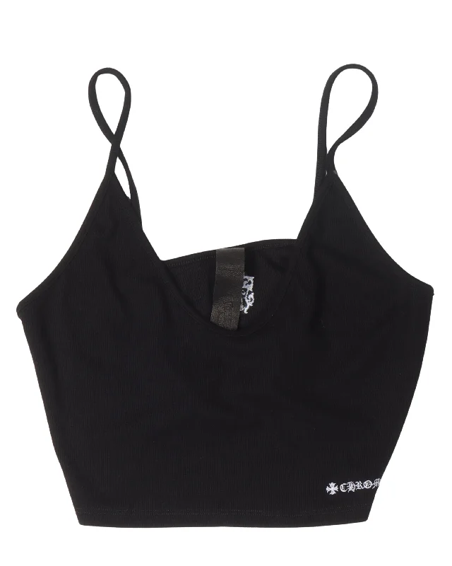 Cropped Tank Top baby blue tank