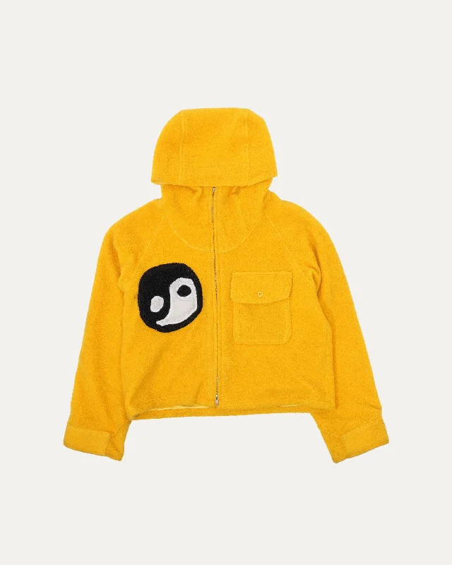 Fuzzy Balance Jacket Cotton Jacket Linen Jacket Terry Jacket